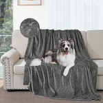 Dujuike Waterproof Bed Blanket, Pet 30X40INCH, Grey. Fixed Price $26.11.