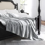 Jiahannha Fleece King Size Grey 108 By 90 Inches Throw Blankets For B.... Fixed Price $43.52.