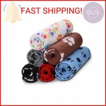 Blankets For Small Dogs, 6 Pack Puppy Cute Paw Print Pet. Fixed Price $21.16.