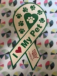 7" Long Magnet "i (heart) Love My Pet" Dog Fridge Car Cabinet Usa!. Fixed Price $6.00.