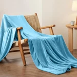 Luxury Cool Fleece Soft Warm Cozy Twin Queen Size Throw 310 Gsm. Fixed Price $17.99.