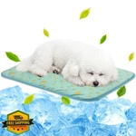 Nwk Pet Cooling Mat Green Fruit 27X20" Ice Silk Dog Cat Summer. Fixed Price $20.00.