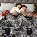 Woomer Heated Blanket Queen Size, Dual Control, Electric 84"X 90", Do.... Fixed Price $104.41.