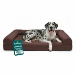 Furhaven Orthopedic Bed For Large Dogs W/ Removable Bolsters & Washable Cove. Fixed Price $161.11.