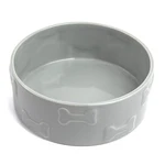Park Life Designs Manor Gray Large Pet Bowl 8 Cup Ceramic. Fixed Price $15.00.