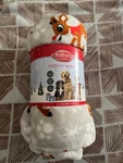 Rudolph Soft Warm Plush Cozy Pet Blanket Medium For Dogs Christmas Design. Fixed Price $19.99.