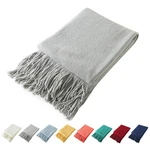 Homiest Decorative Knitted Throw Blanket With Fringe Soft & Cozy Tassel Blank.... Fixed Price $35.19.