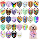 30 Pcs Rainbow Small Dog Bandanas Bulk 25 Inch Pride For Medium .... Fixed Price $40.15.