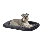 Quiettime Gray Fleece, Plush Bolstered Bed/ Fits 30-INCH Crate/ MODEL-40230. Fixed Price $28.45.