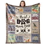 Wxiben Dog Mom Gifts For Women - Soft Flannel 60 50 Inches, Blanket. Fixed Price $33.99.