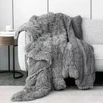 Pawque Faux Fur Throw Blankets For Couch, Sherpa Fleece Warm Super Soft Fuzzy.... Fixed Price $30.46.
