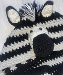 Zebra Crochet Soft Chunky Knit Throw Blanket Wrap Animal Adult Child Swaddle. Fixed Price $45.99.