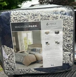Madison Park 6 Pc. Jess King Comforter Bed Sleep Blanket Set Brand New. Fixed Price $130.00.