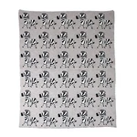 Grey Lots Of Zebras Woven Knitted Baby Blanket. Fixed Price $52.39.