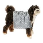 Set Bone Microfiber Pet Drying Towel, Trellis Paw Print, Gray, 15"X30". Fixed Price $13.99.