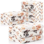12 Pcs Pet Blankets 41 X 30 Inch Soft Fluffy Fleece Dog Cat Warm Paw Print Pa.... Fixed Price $74.39.