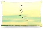Kess Inhouse Robin Dickinson "across The Endless Sea" Birds Fleece Lg Dog Bed. Fixed Price $70.00.