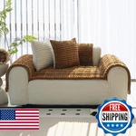 Mdsasfd Sofa Couch Cover, Covers For Dogs Washable, Non-slip Striped. Fixed Price $41.79.