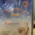 Pack Of 2 Jdpet 41"X41" Washable Dog Pee Pads + Free Grooming Gloves - New. Fixed Price $22.00.
