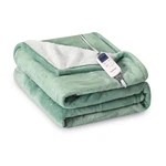 Heat Blanket 50 X60 Throw,soft Flannel & Sherpa Reversible Electric. Fixed Price $62.51.
