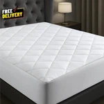 Niagara Cotton Mattress Pad Queen 60X80 Non Noisy Cooling Breathable Ultra..... Fixed Price $36.54.