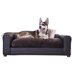 Moots Premium Leatherette Pets Sofa, Espresso, Medium/large Chocolate. Fixed Price $279.54.