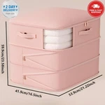 Storage Bags 136L Large Foldable Blanket Organizer Closet Clothes. Fixed Price $19.99.
