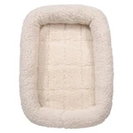Slumber Pet High Pile Fleece Bumper-style Crate Bed Natural. Fixed Price $24.19.