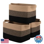 Oiasket Storage For Organizing Woven Baskets Rectangle Decora. Fixed Price $45.53.