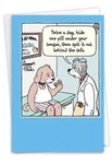 1 Funny Get Well Greeting Card With Envelope Dog Pills - Nobleworks. Fixed Price $7.84.