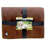 Brown Bone Paws Sharper Image Dog Memory Foam Pet Pad Bed Cat 30" Fleece Sleep. Fixed Price $5.00.
