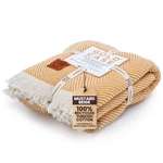 Gold Case Throw For Couch - 100% Recycled Turkish Cotton Blankets & T.... Fixed Price $36.49.