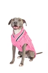 Preppy Pink Cable Knit Chilly Dog Hand Wool Xxs-xxxl Puppy Pet. Fixed Price $40.99.