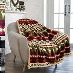 Christmas Blanket Microfiber Fleece Plaid Sherpa Holiday Throw For Couch Sofa. Fixed Price $29.99.