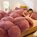 Aetvrni Luxury Plush Shaggy Thick Faux Fur Comforter, Big Heavy Warm Comforte.... Fixed Price $195.99.
