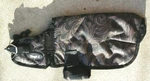 Xxs 8" - 10" Black Tooled Leather Print Waterproof Dog Blanket Tough. Fixed Price $17.00.