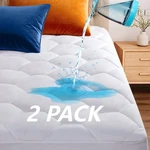 Softhour Waterproof Mattress Protector, 3D Air Fabric Bed Cover With Deep Poc.... Fixed Price $56.73.