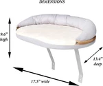 Kitty Perch Window Sill Cat Bed Hammock Seat Pet Sunny Mounted Indoor Grey. Fixed Price $28.50.