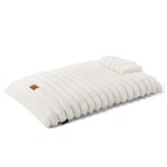 & Country Luxe Cuddletown Ribbed Bubble Stripe Pillow Crate Mat Pet Bed,. Fixed Price $60.71.