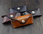 Real Cow Leather Handmade Pouch Vintage Sunglasses Belt Loop Case. Fixed Price $18.80.
