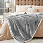 Bedelite Sherpa Throw Blanket For Couch - Super Soft Warm Thick Faux Fur Bla.... Fixed Price $27.35.