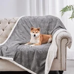 Qeils Blankets For Small Dogs - Waterproof Cat 30''X40'', Grey. Fixed Price $24.99.