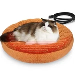 Heated Beds For Indoor Cats Warming Super Soft Machine Washable .... Fixed Price $56.37.