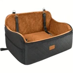 Car Seat For Medium And Large Dogs, Pet Travel Bed With Belt Pass. Fixed Price $68.00.