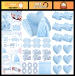 36 Pcs Sleepover Party Supplies - Spa Slumber Birthday Favors, Blanket, Pillow,. Fixed Price $119.99.
