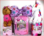 4/ 8 Pc - Jojo Siwa Comforter + Sheet Set Blanket Unicorn Dog Bow Pillow. Fixed Price $165.95.