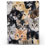 Ti Caldi Cute Cats Blanket - Soft, Cozy, Lightweight Flannel Throw .... Fixed Price $40.27.