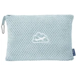 Bedelite Travel Blanket With Bag, Ultra-soft Jacquard Fleece 40"X65", Blue. Fixed Price $34.46.