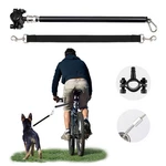 Bike Dog Leash Carbon Fiber - Shock Absorbing, Durable, Adjustable For Safe. Fixed Price $30.99.