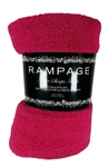 Rampage Sherpa Glitter Throw Perfect Pink 50IN X 60IN. Fixed Price $11.69.